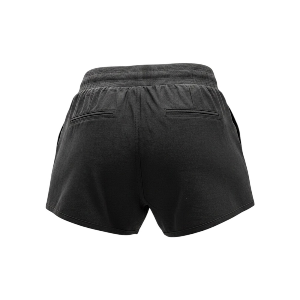 C'est Toi Womens Black Linen Blend Dolphin Shorts Drawstring Pockets TP549 Small - Picture 5 of 10